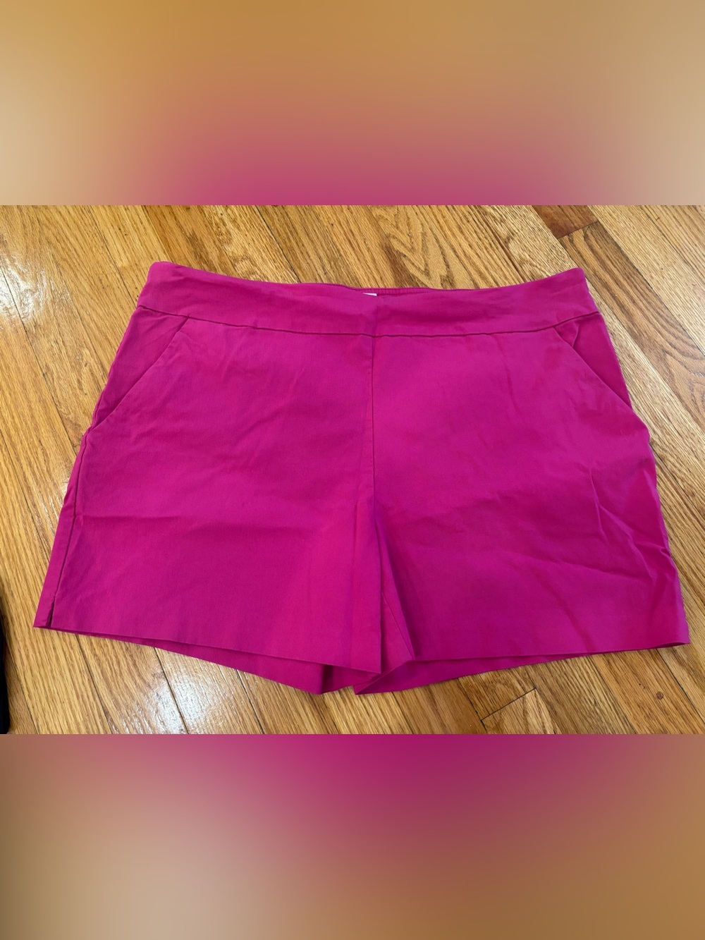 Time and Tru Fuchsia Tailored Shorts
